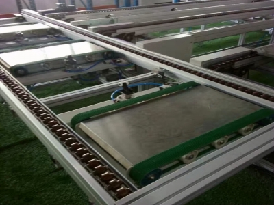 Double speed chain automation line